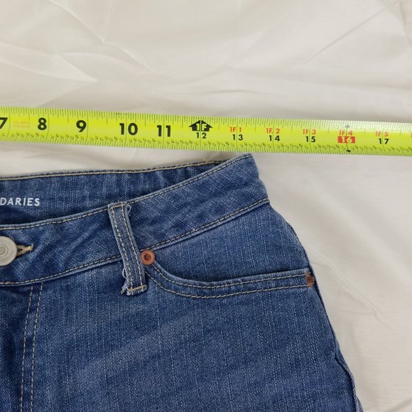 No Boundaries Jeans Juniors Size 5 High Rise Womens Slim Straight Leg Blue Denim - Picture 3 of 12